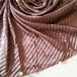 Pearlescent Jersey Salmon Pink