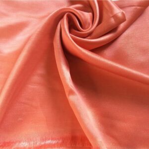 Deluxe Shimmer Silk Stole Coral Pink