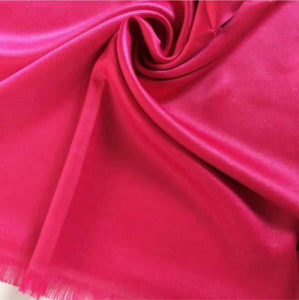 Deluxe Shimmer Silk Stole Deep Pink