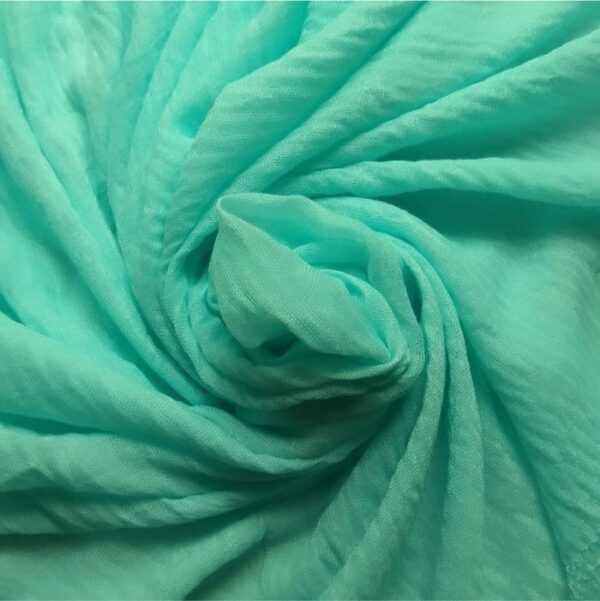 Ripple Cotton Hijab Aqua