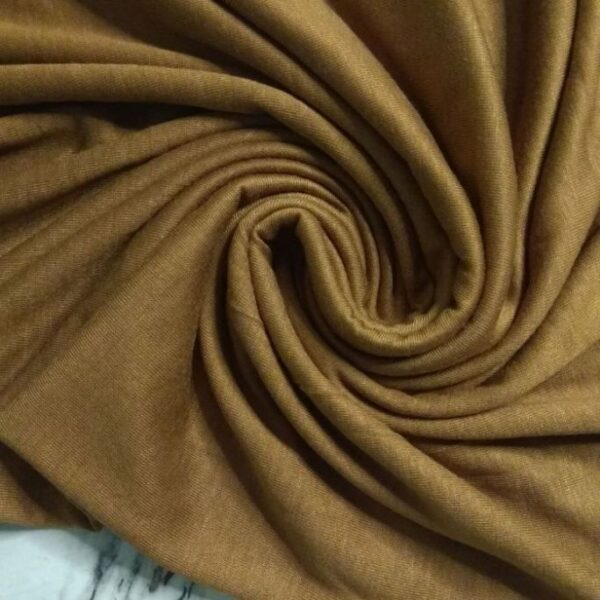 Premium Cotton Jersey Hijab Honey Brown