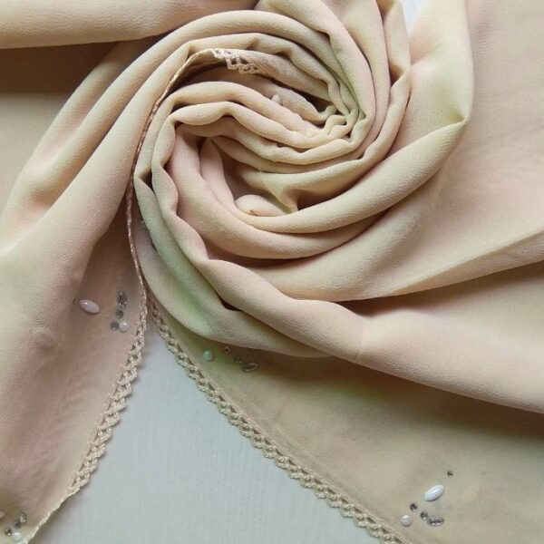 Deluxe Chiffon Stole Fawn