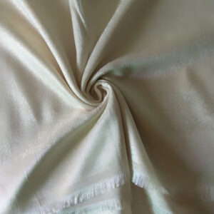 Glittery Floral Silk Scarf Off White