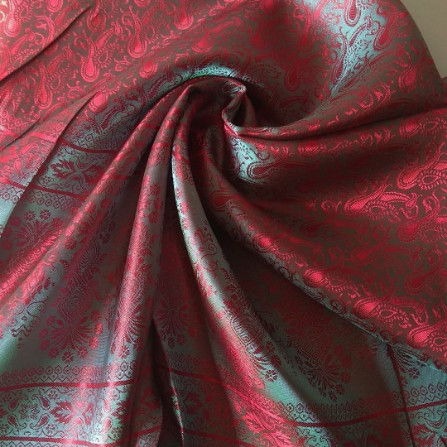 Deluxe Silk Scarf Red