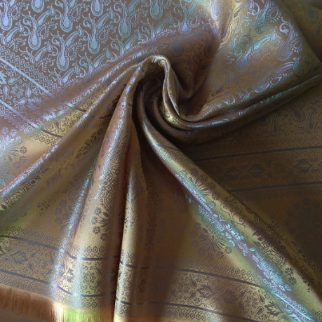 Deluxe Silk Scarf Gold Yellow
