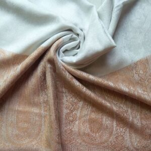 Jamawar Whites with Light Brown Border