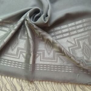 Turkish Silk Scarf Stone Grey