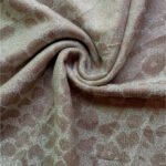 Fancy Silk Stole Taupe