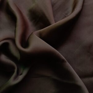 Plain Silk Scarf Brown