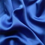 Plain Silk Scarf Electric Blue