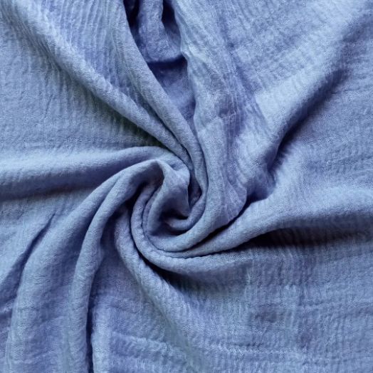 Ripple Cotton Hijab Blue