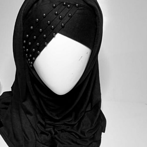Cotton Jersey Ready to Wear Hijab Black