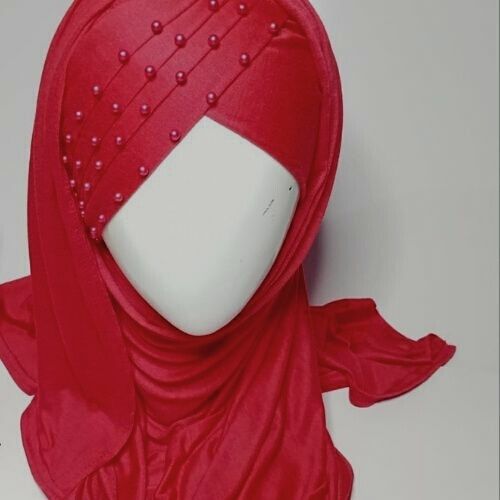 Cotton Jersey Ready to Wear Hijab Deep Pink