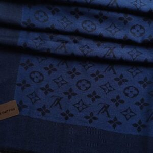 Silk Cashmere Louis Vuitton Deep Blue