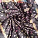Louis Vuitton Silk Scarf Black