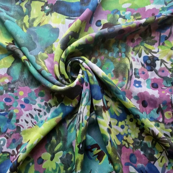 Printed Square Scarf Amazon Parrot