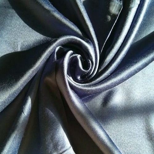 Plain Silk Scarf Blue