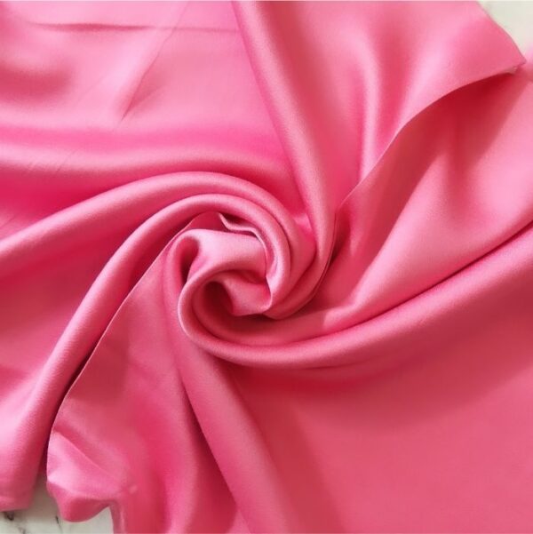 Plain Silk Scarf Candy Pink