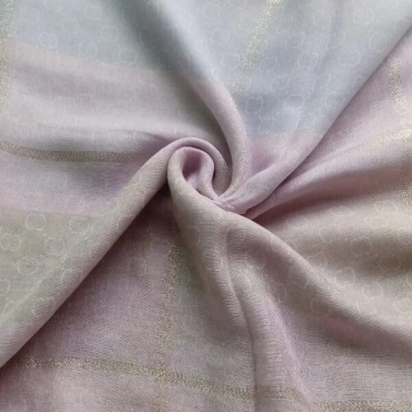 Multi Shade Fancy Lawn Stole Pastel pink