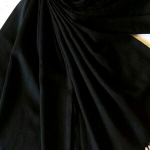 Turkish Cotton Hijab Black