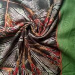 Lawn Summer Delights Scarf Green