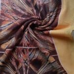 Lawn Summer Delights Scarf Yellow