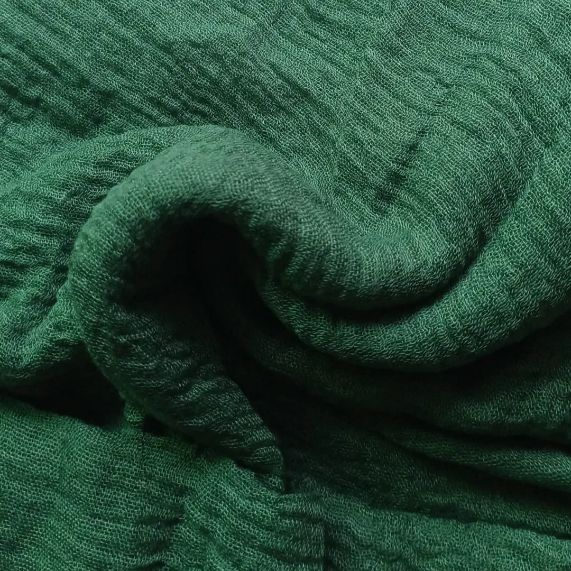 Ripple Cotton Hijab Leafy Green