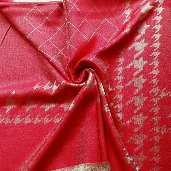 Deluxe Silk Scarf Red