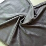 Glittery Viscose Stole Dark Grey