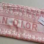 Christian Dior Silk Scarf Salmon