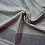 Classic Nepalese Silk Stole Dark Grey