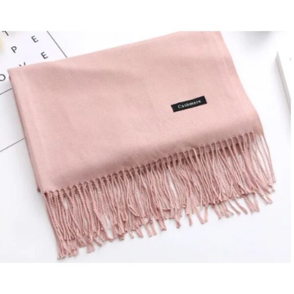 Plain Cashmere Wool Mystic Pink