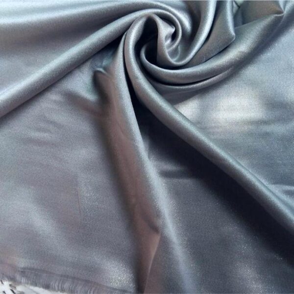 Deluxe Shimmer Silk Stole Grey