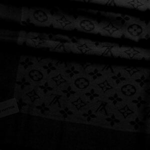 Louis Vuitton Silk Cashmere Stole Black