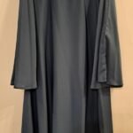 Front Closed Abaya Bluish Grey