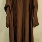 Front Closed Abaya Dark Chocolate