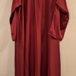 Front Closed Abaya Maroon