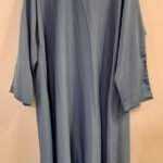 Front Closed Abaya Mystic Blue