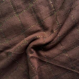 Lawn Hijab with Diamantes Brown