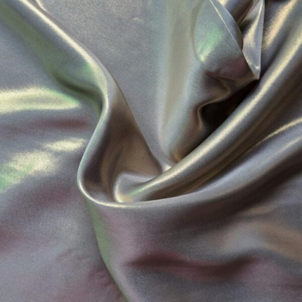 Plain Silk Stole Silver