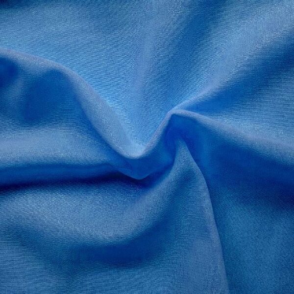 Shimmer Chiffon Hijab Cool Blue