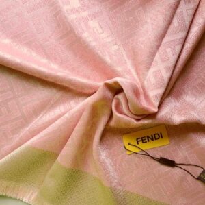 Fendi Silk Scarf Azalea Pink