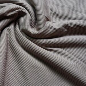 Ribbed Jersey Hijab Dark Grey