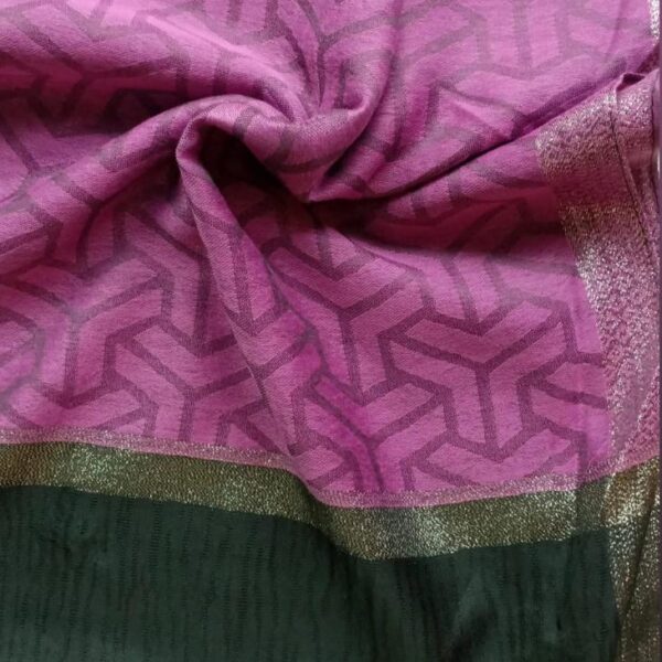 Classic Silk Scarf Purple