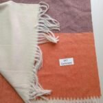 Classic Wool Wrap Three Tone Tangerine