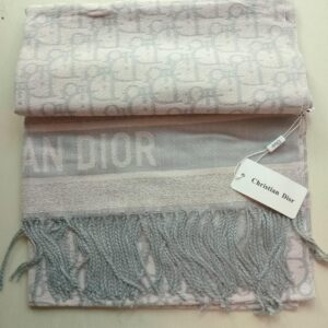 Christian Dior Wool Stole Baby Pink