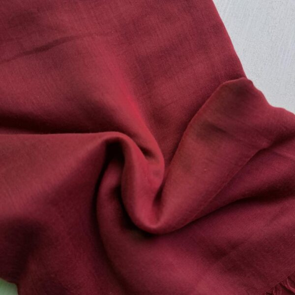 Classic Lawn Square Scarf Maroon