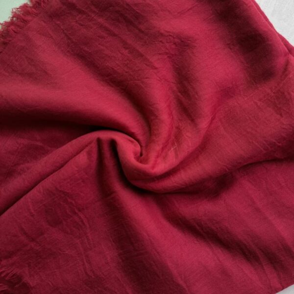 Classic Lawn Square Scarf Red