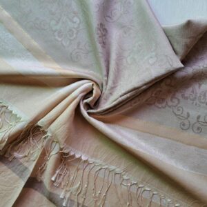 Banarsi Silk Stole Beige