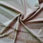 Banarsi Silk Stole Cappuccino